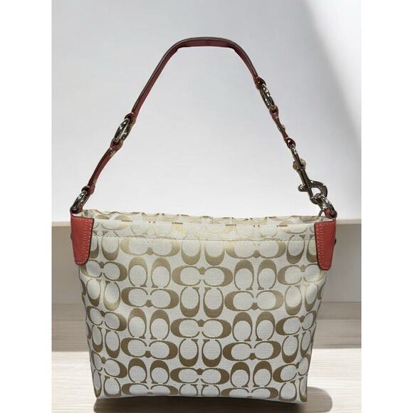 Y2K Coach F16879 Signature Floral Carly Hobo Bag & Corner Zip Wallet - Picture 3 of 13